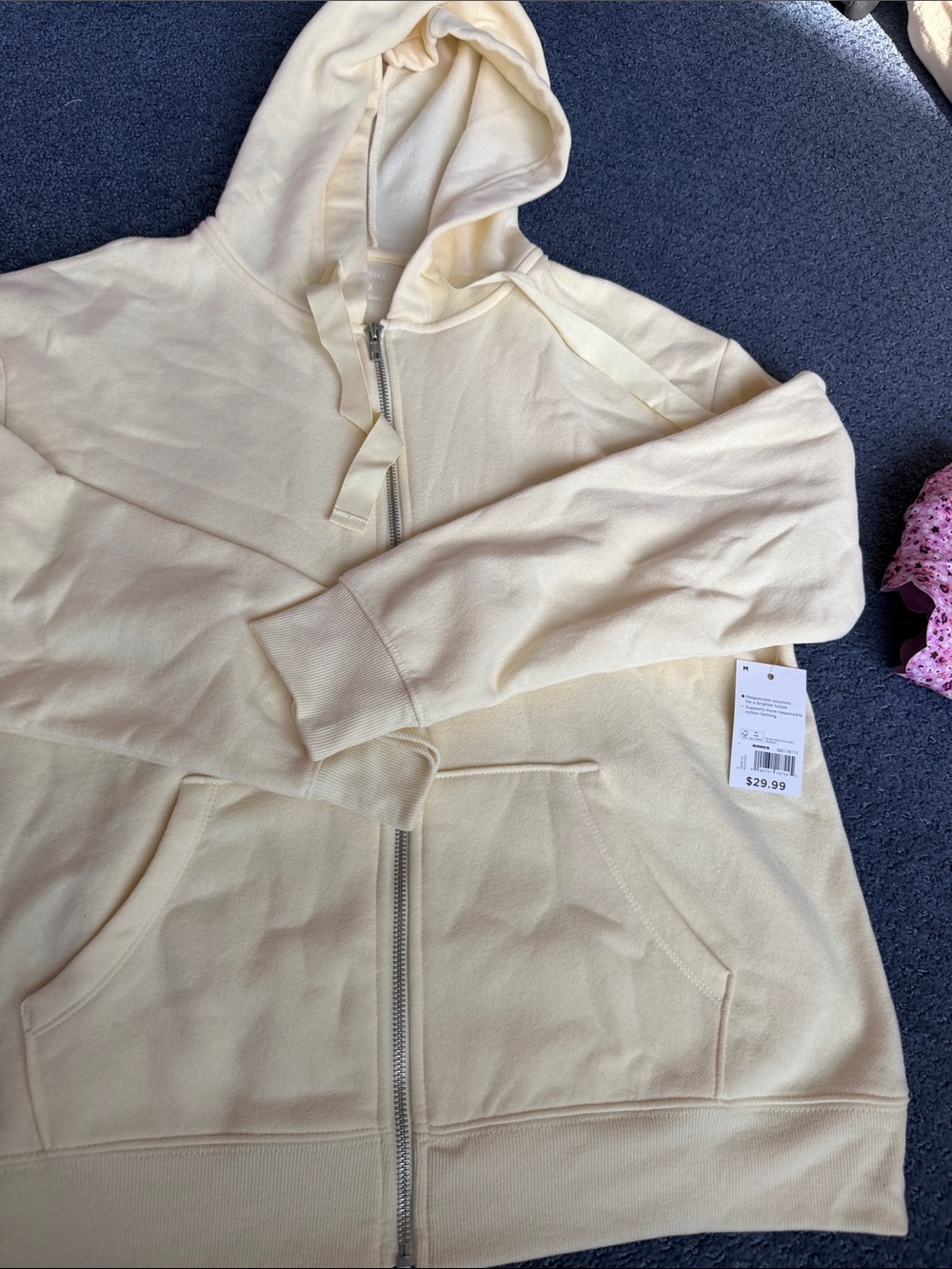 Sonoma Cream Full-Zip Hoodie